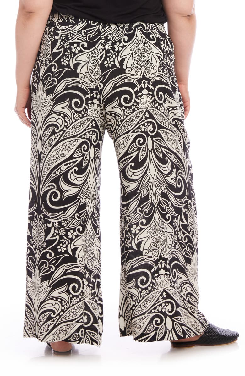 Karen Kane Print Wide Leg Pants, Alternate, color, 