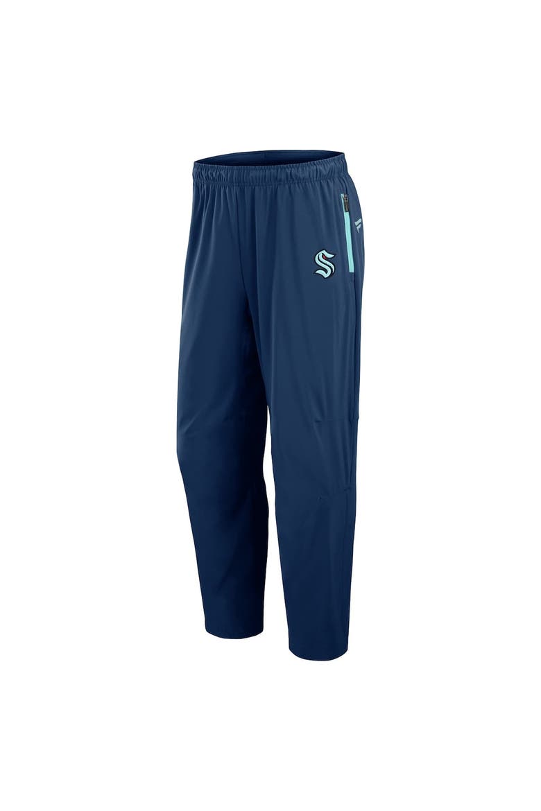 Men's Fanatics Deep Sea Blue Seattle Kraken Authentic Pro Rink Pants, Alternate, color, Navy