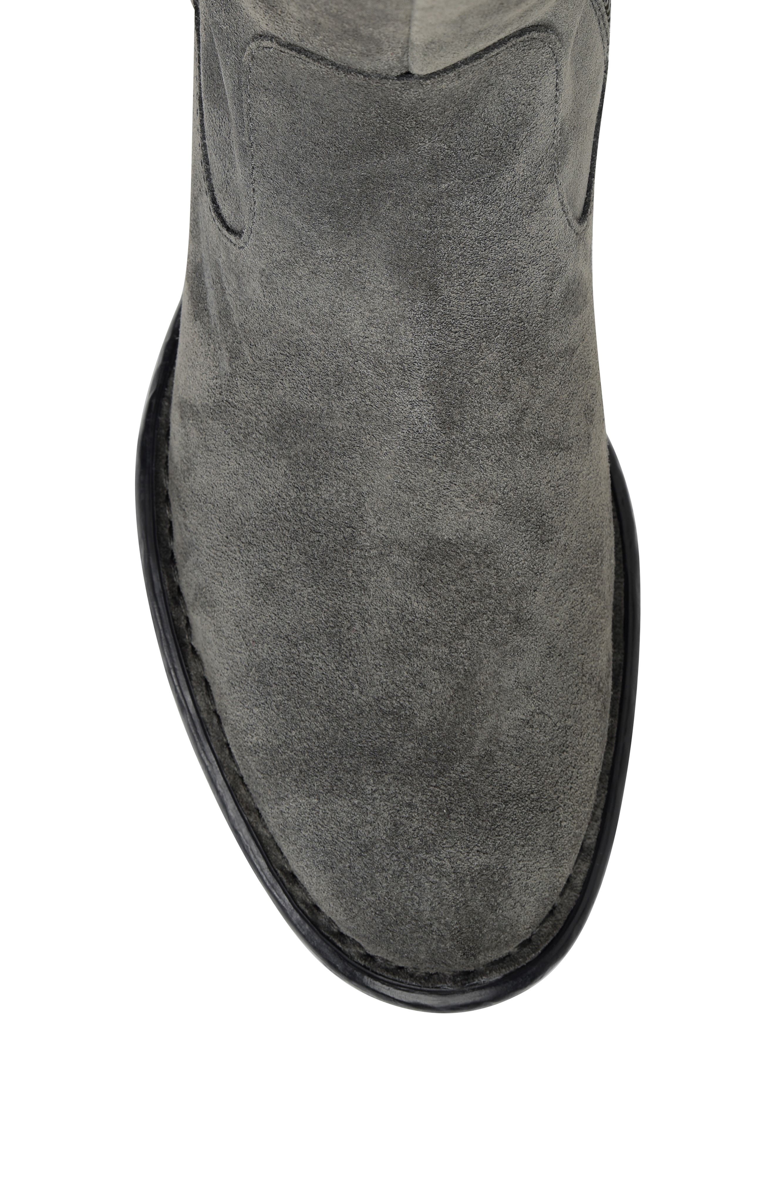 North Riding Boot, Alternate, color, DARK GREY SUEDE