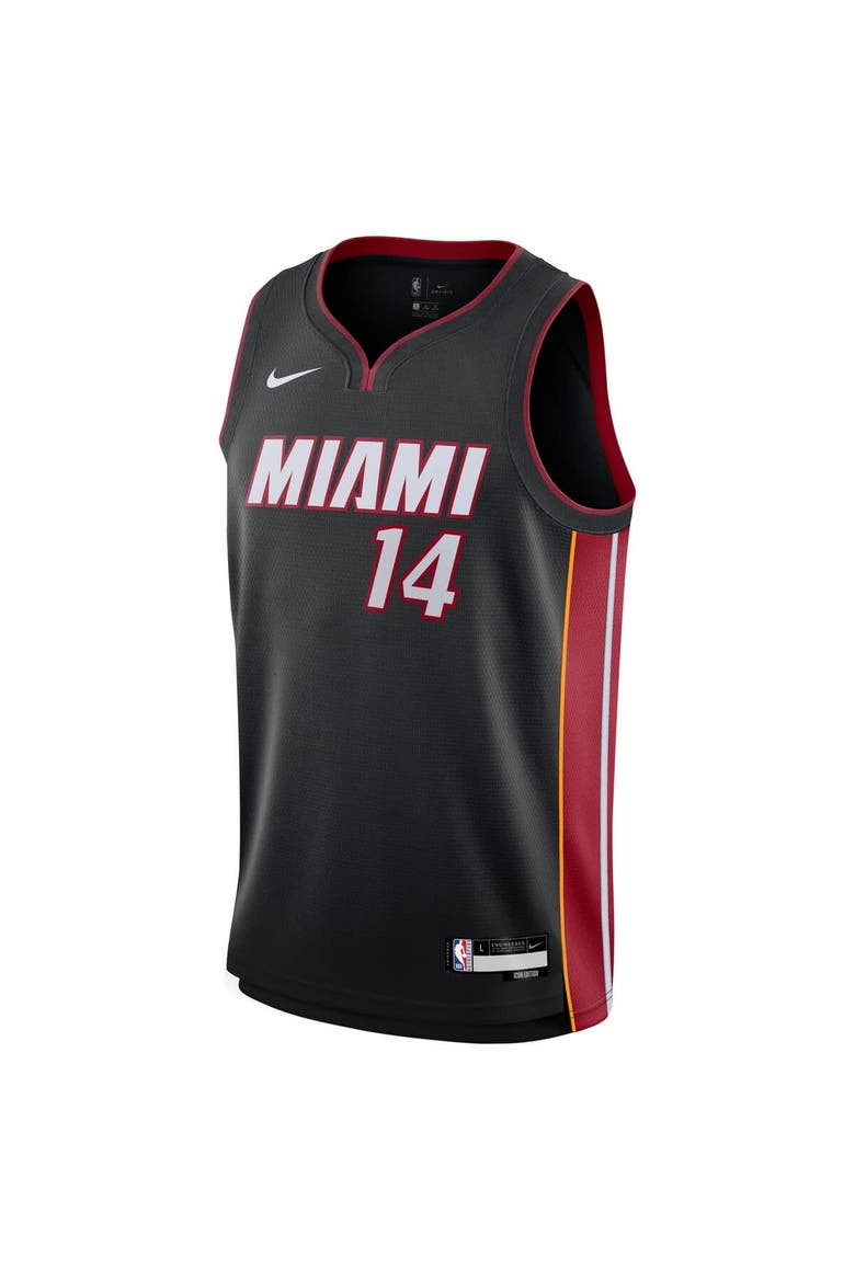 Youth Nike Tyler Herro Black Miami Heat Swingman Jersey - Icon Edition, Alternate, color, Black