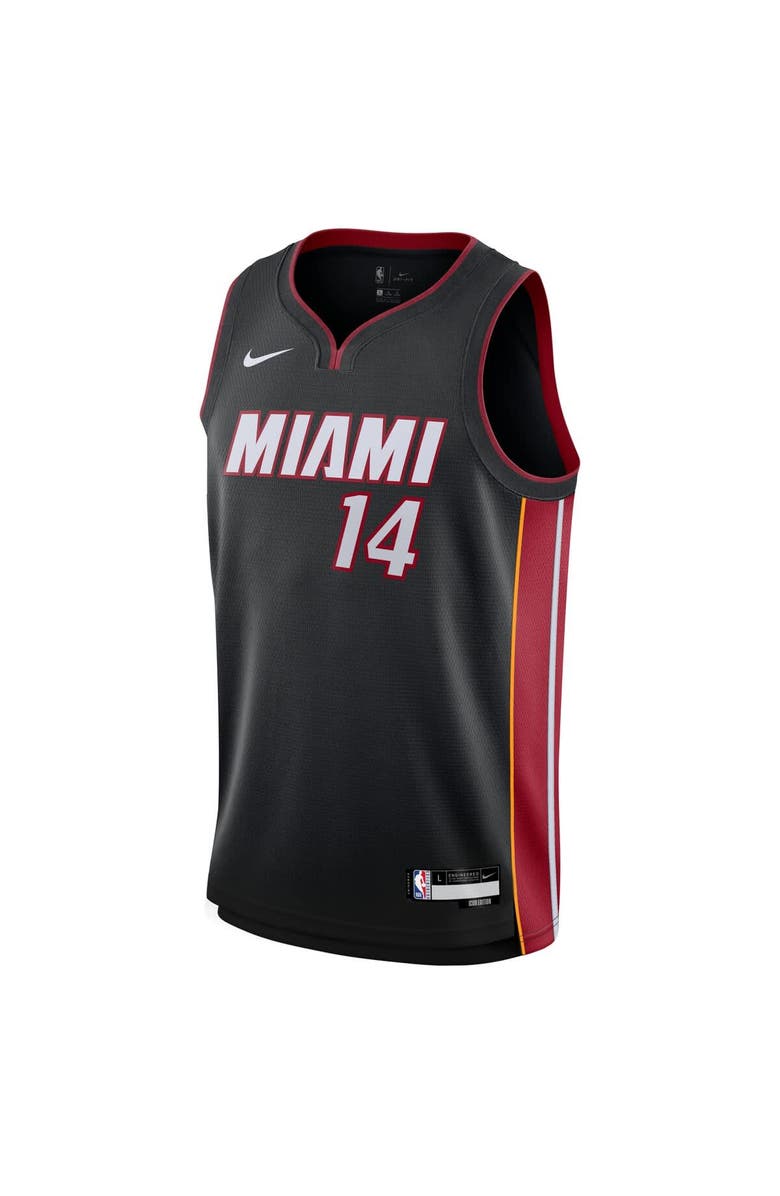 Nike Youth Nike Tyler Herro Black Miami Heat Swingman Jersey - Icon Edition, Alternate, color, Black