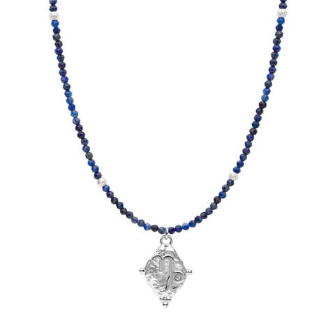 Capricorn Zodiac Choker Necklace