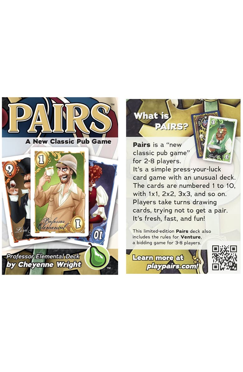 Cheapass Games Pairs Professor Elemental Board Game, Alternate, color, 