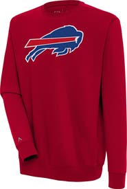 ANTIGUA Men's Antigua Red Buffalo Bills Victory Pullover Sweatshirt