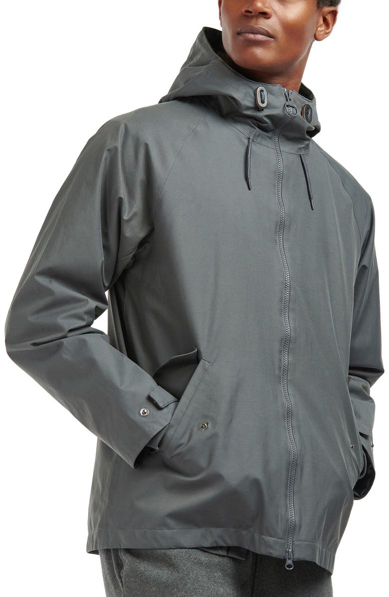Barbour Holby Waterproof Cotton Blend Jacket, Main, color, 
