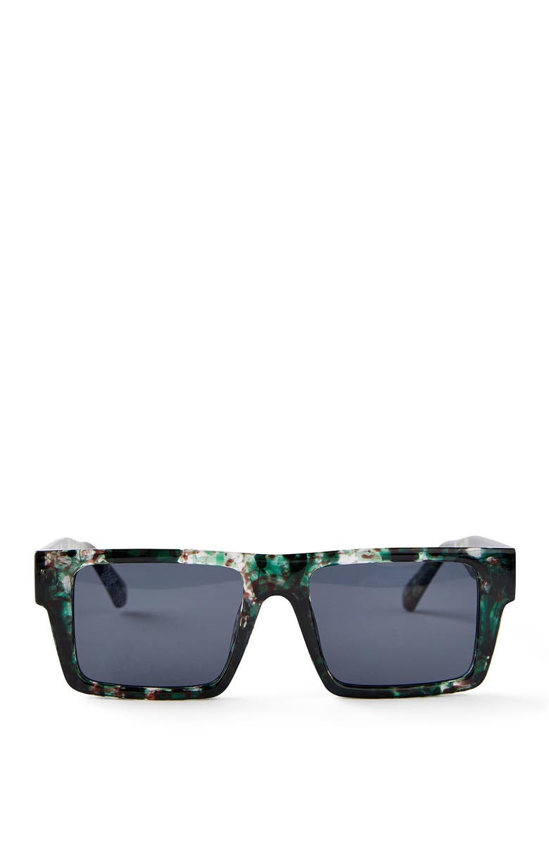 Cotton On Men's The Visionary Sunglasses, Main, color, Green And Black Tort Black