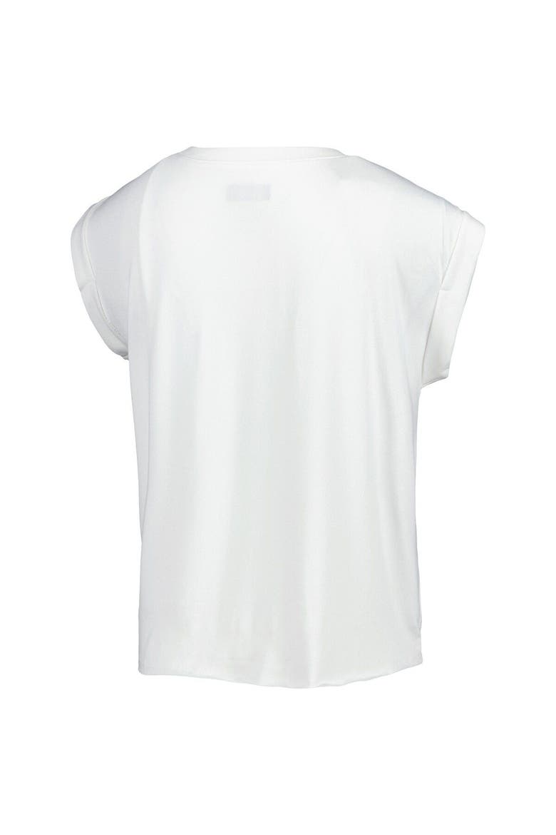 Women's Concepts Sport White/Cream Tennessee Titans Montana Knit T-Shirt & Shorts Sleep Set, Alternate, color, White