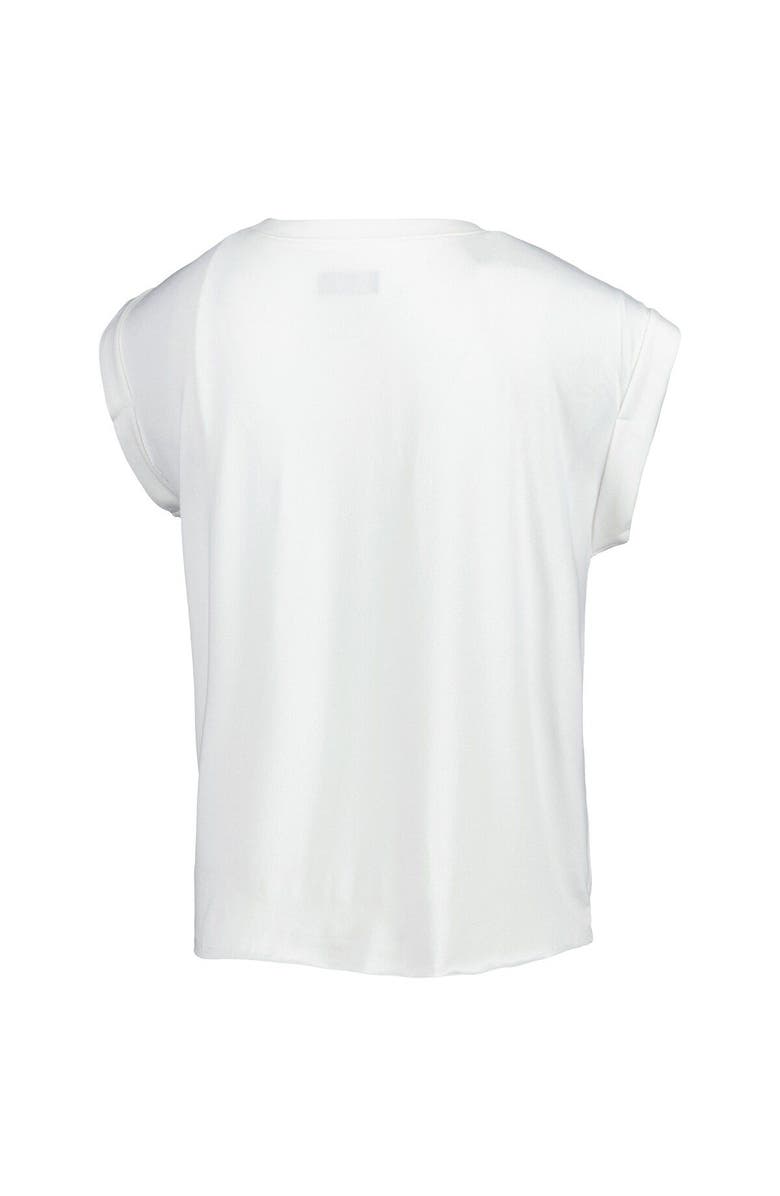 CONCEPTS SPORT Women's Concepts Sport White/Cream Tennessee Titans Montana Knit T-Shirt & Shorts Sleep Set, Alternate, color, White