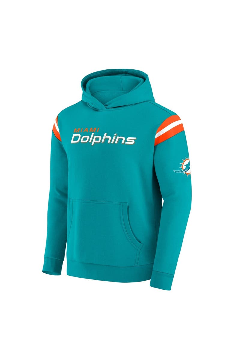 Darius Rucker Collection by Fanatics Men's Darius Rucker Collection by Fanatics Aqua Miami Dolphins Football Washed Pullover Hoodie, Alternate, color, Aqua