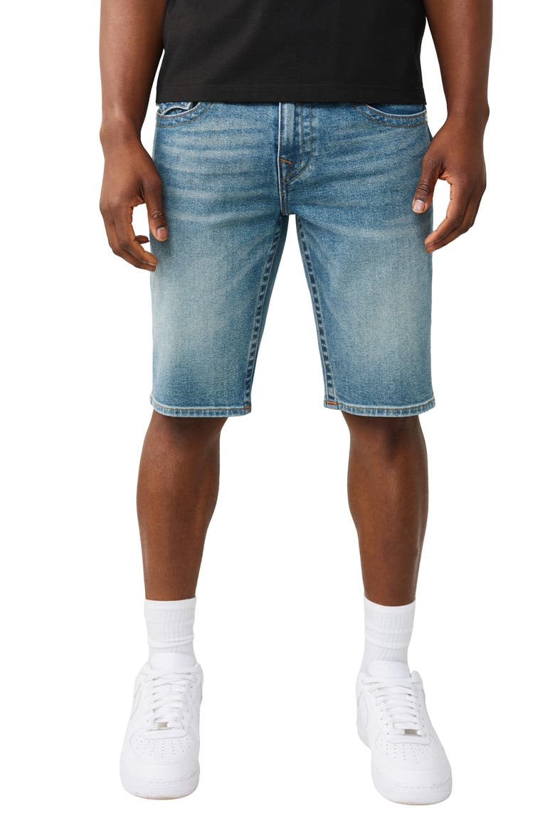 Ricky Flap Denim Shorts, Main, color, ALBARN MEDIUM WASH