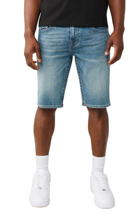 Ricky Flap Denim Shorts (Albarn Medium Wash) (Regular & Big)