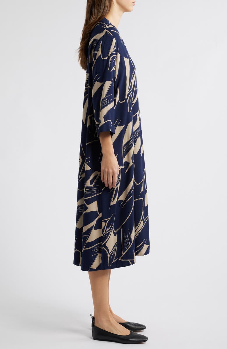 Masai Copenhagen Nasiso Print Midi Dress, Alternate, color, 
