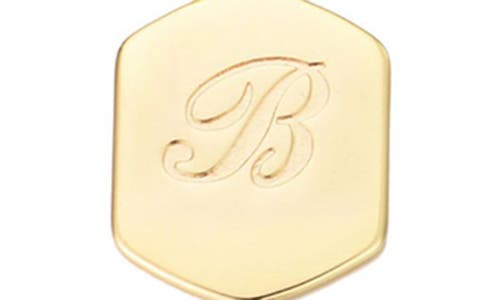 Adornia Monogram Initial Pendant Necklace In Gold