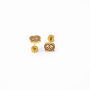 Pip Pop Soft Pretzel Stud Earrings