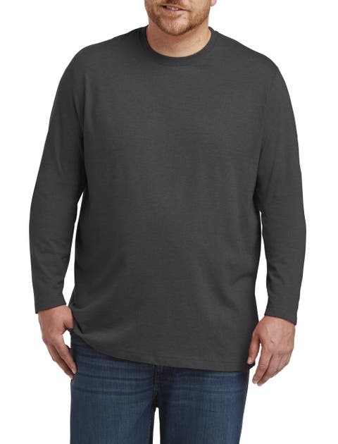 Big & Tall Moisture-Wicking Long-Sleeve T-Shirt