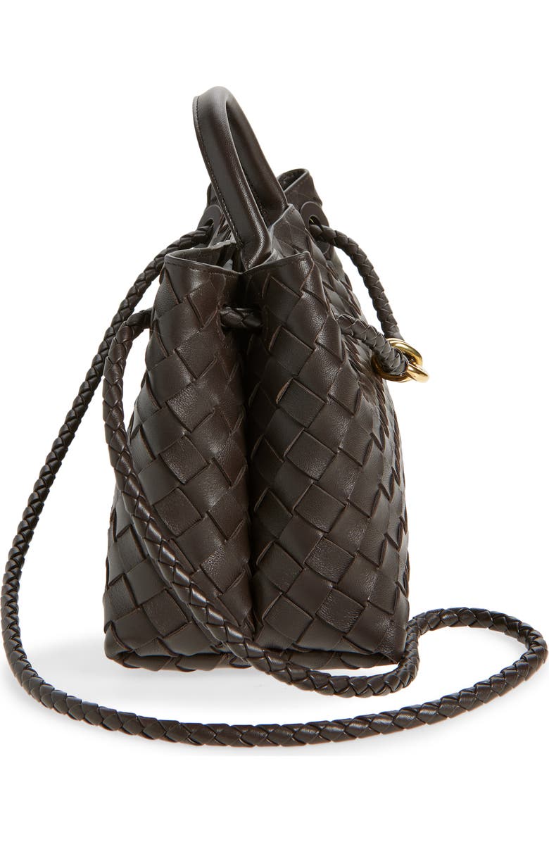 Bottega Veneta Small Andiamo Intrecciato Leather Shoulder Bag, Alternate, color, 2272 Fondant-M Brass-Fond