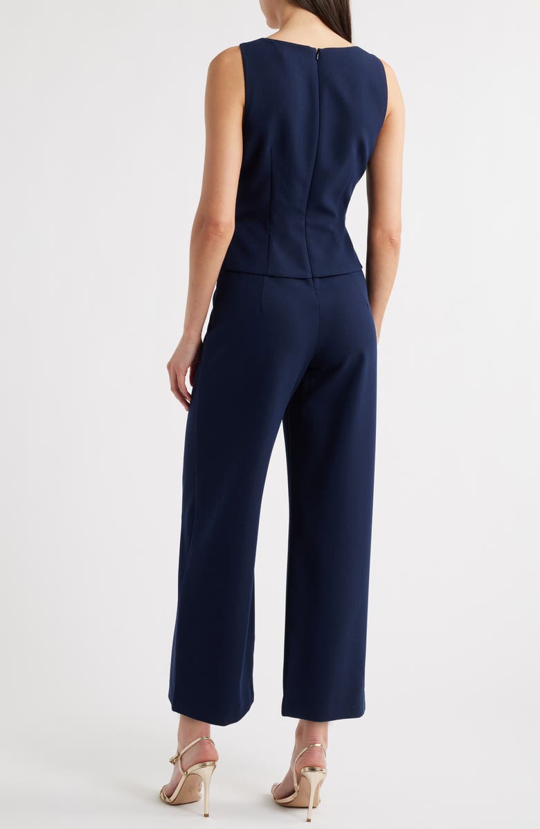 Black Halo Sloane Sleeveless Wide Leg Jumpsuit, Alternate, color, 