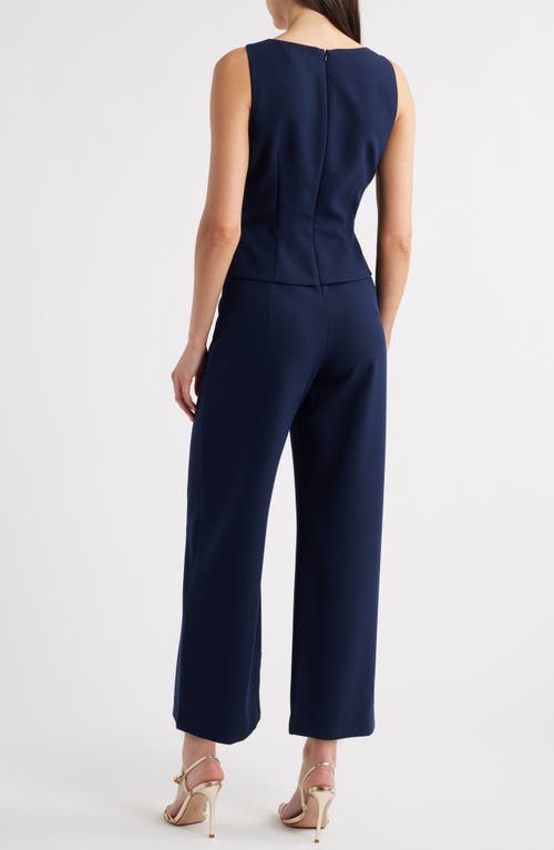 Black Halo Sloane Sleeveless Wide Leg Jumpsuit