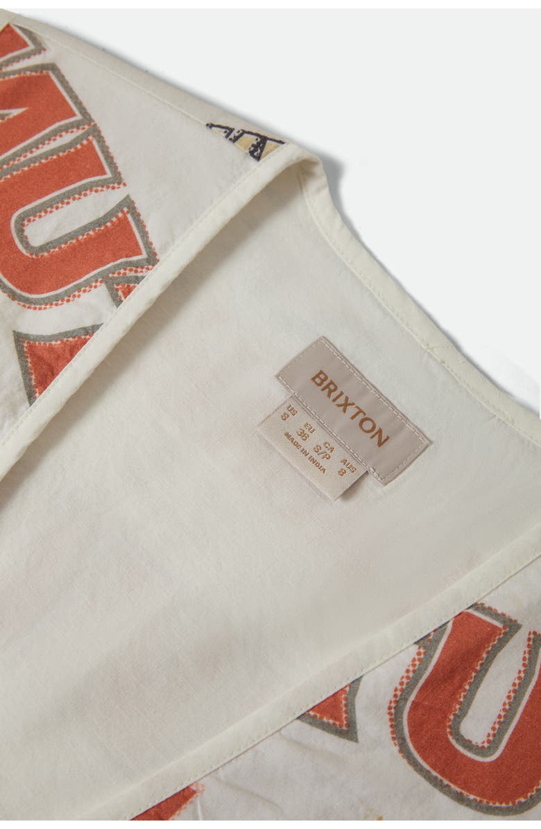 Brixton The Luna Cotton Blend Graphic Vest, Alternate, color, Lost In Reality Print