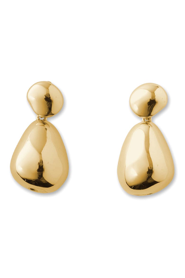 Lilou Drop Earrings, Main, color, GOLD PLATED