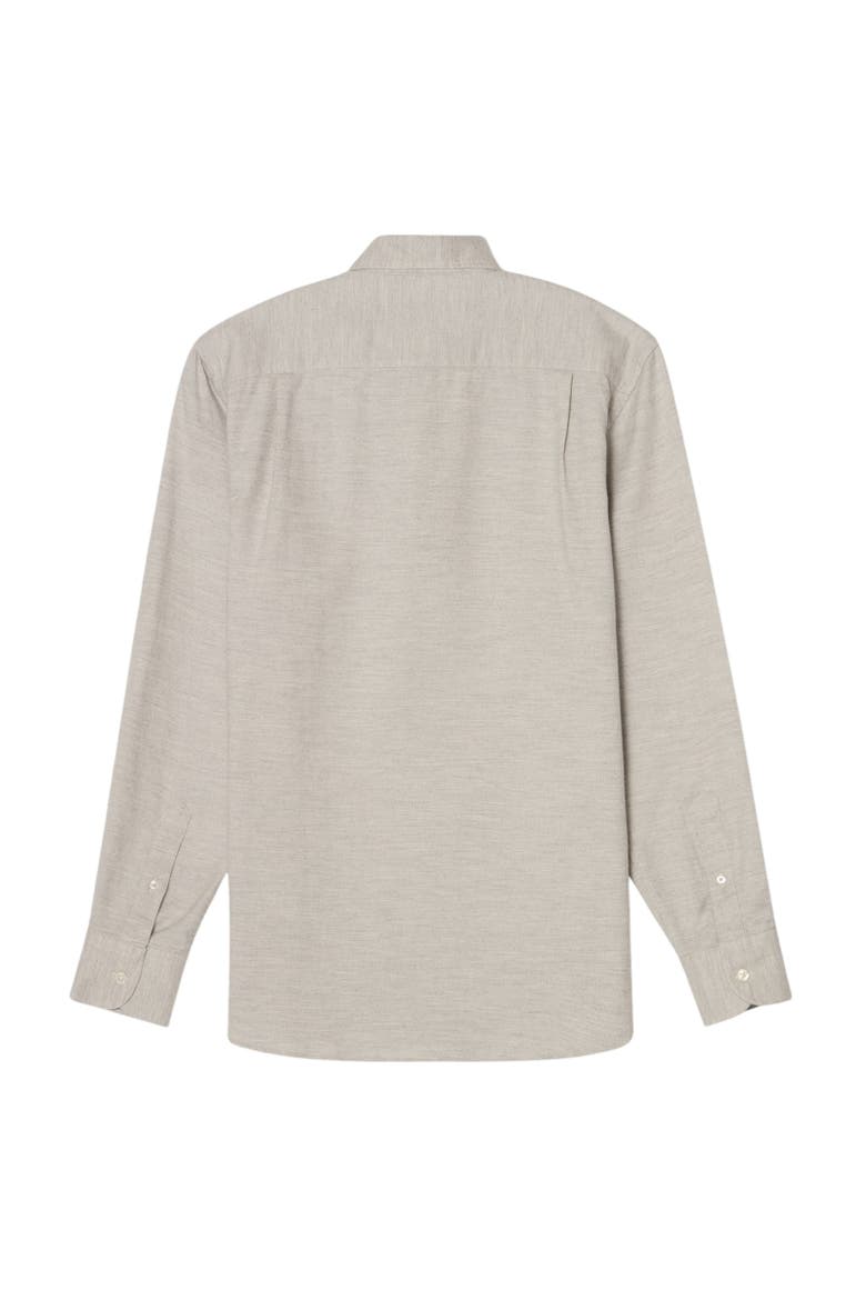 Morgan Luxe Flannel Shirt, Alternate, color, Light Gray