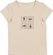 Manière Kids' Floral Box Graphic T-Shirt
