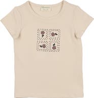Manière Kids' Floral Box Graphic T-Shirt