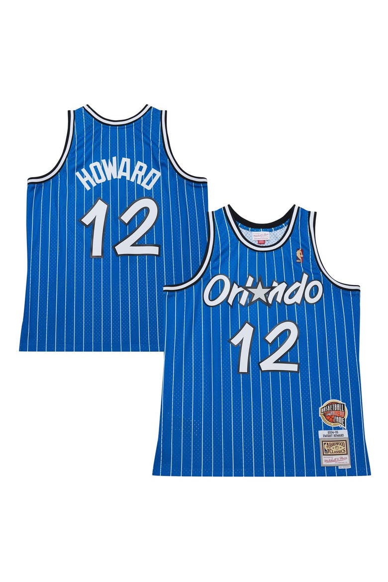 Men's Dwight Howard Blue Orlando Magic 2004/05 Hardwood Classics Hall of Fame Swingman Jersey, Main, color, Blue