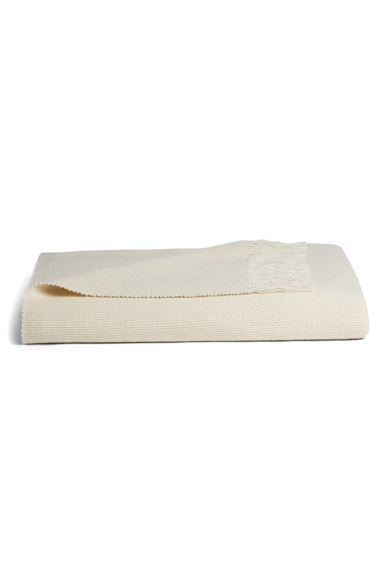 Highland Wool Throw Blanket, Alternate, color, NATURAL