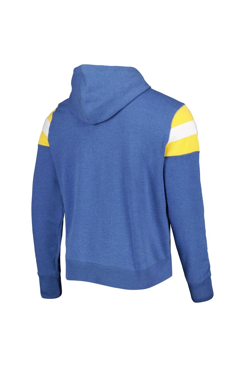 Men's '47 Royal Los Angeles Rams Legacy Premier Nico Pullover Hoodie, Alternate, color, Royal