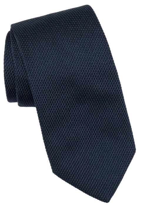 Cavour - Extra Long Silk Grenadine Tie for Men