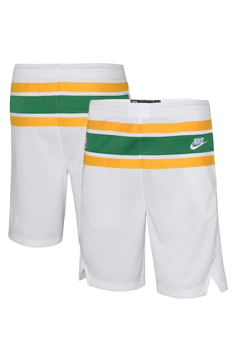 Nike Youth Nike White Houston Rockets Hardwood Classics Swingman Shorts, Main, color, 