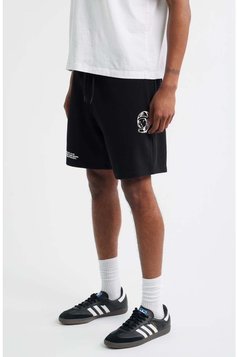 BB Helmet Cotton Drawstring Shorts, Alternate, color, BLACK