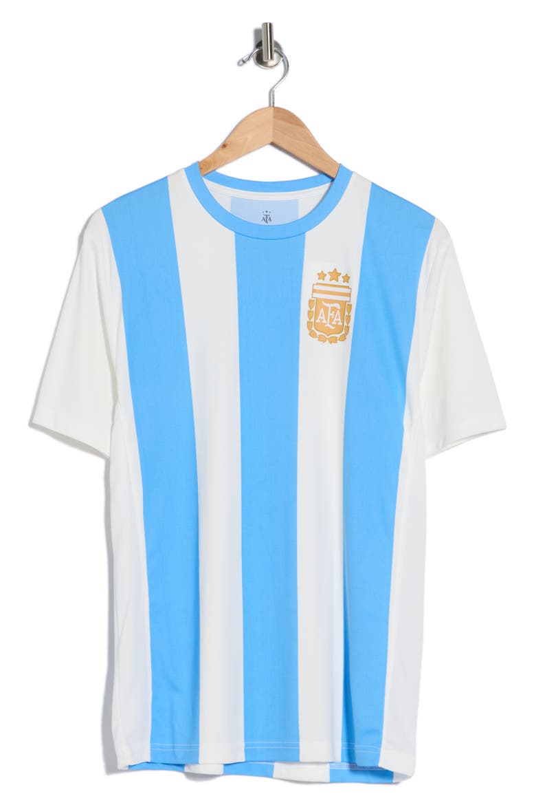 Argentina National Football Team Stripe T-Shirt, Alternate, color, BLUE