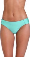 Sunshine 79 Solids Shirred Side Bikini Bottoms