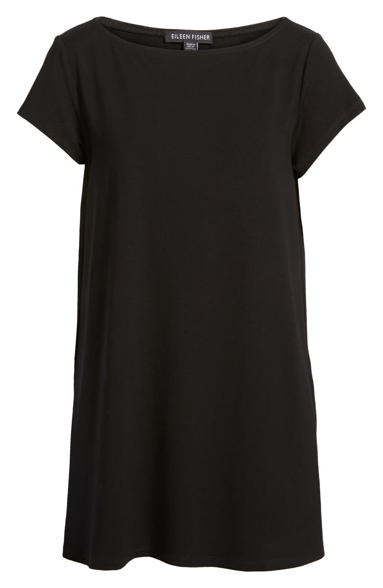 Eileen Fisher Bateau Neck Tunic Top, Alternate, color, 
