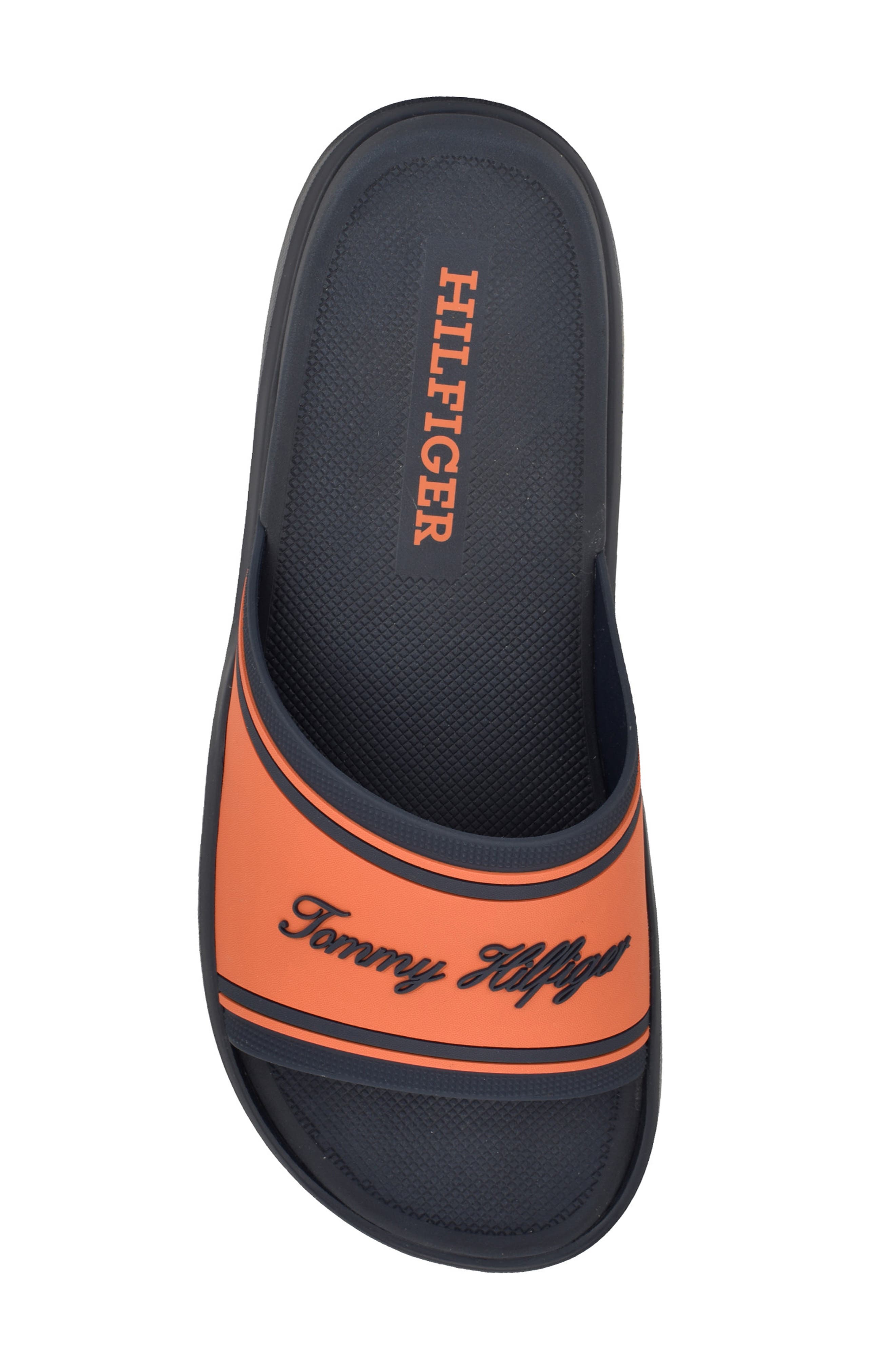 Tommy Hilfiger Momil Slide Sandal, Alternate, color, Orange Multi