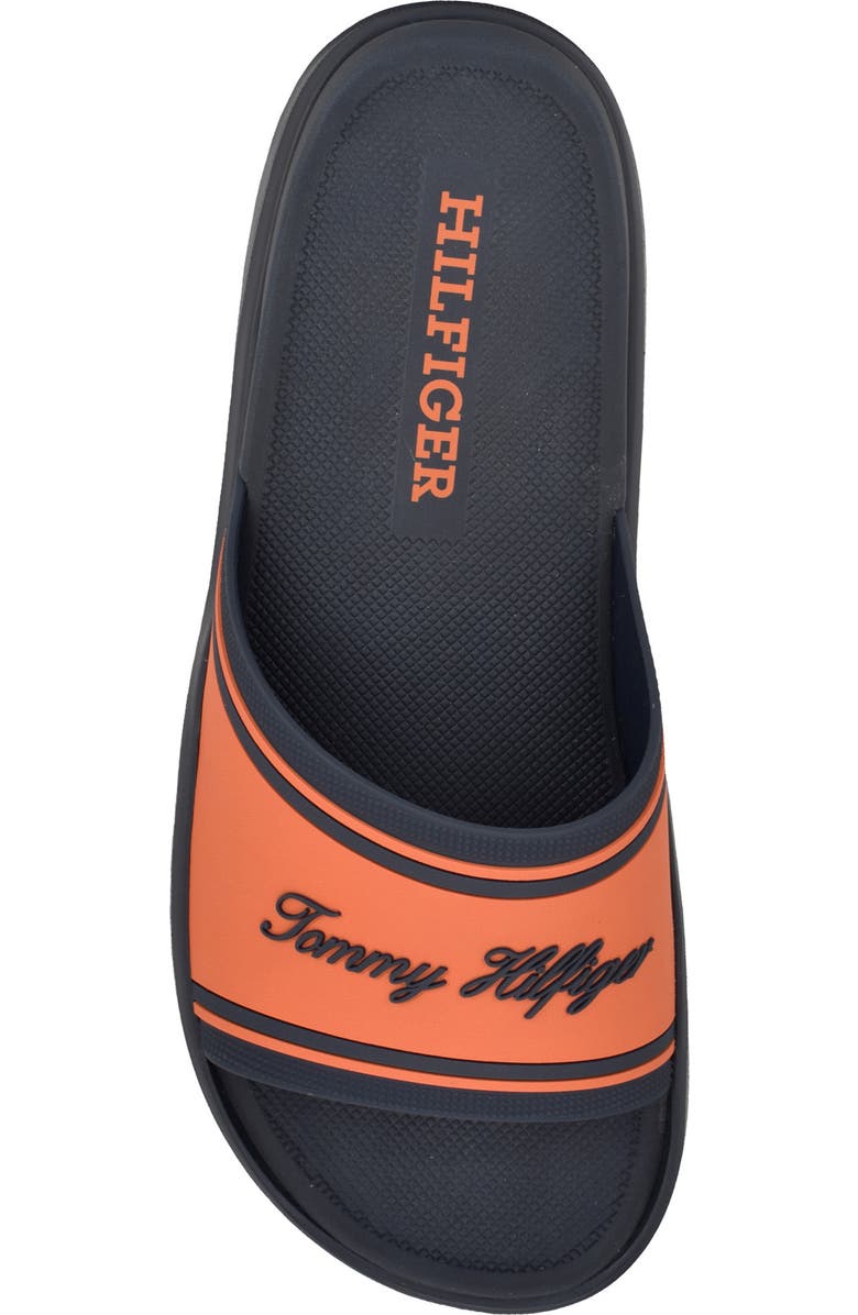 Tommy Hilfiger Momil Slide Sandal, Alternate, color, Orange Multi