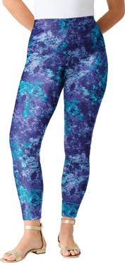 Roaman's Plus Size Essential Stretch Ankle Length Pull On Legging