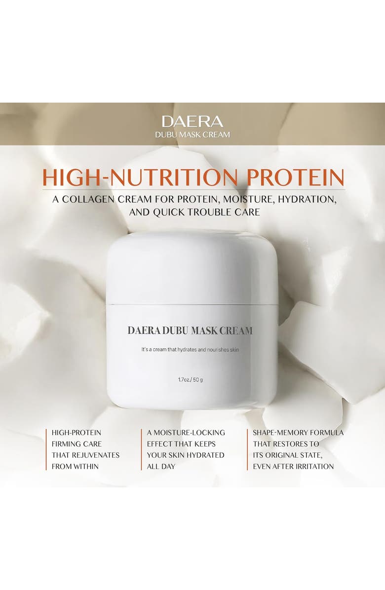 DAERA Dubu Facial Mositurizing Cream, Alternate, color, White