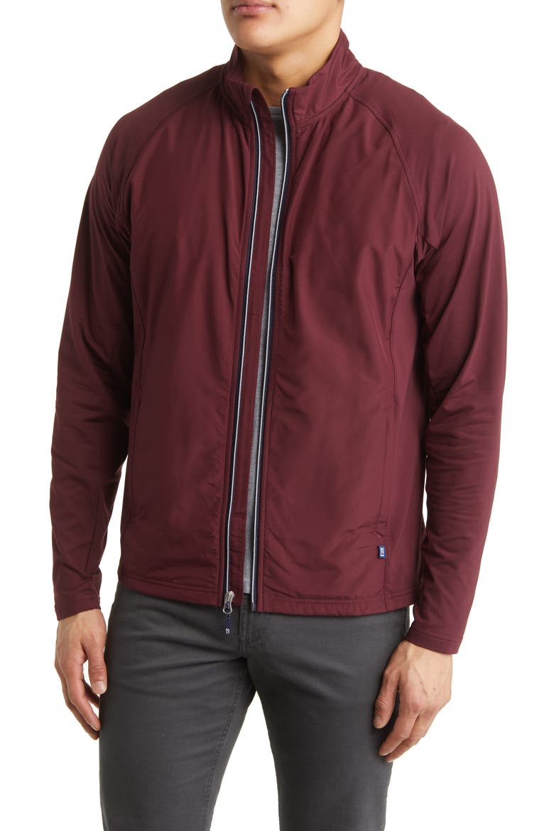 Adapt Hybrid Full Zip Jacket, Main, color, BORDEAUX
