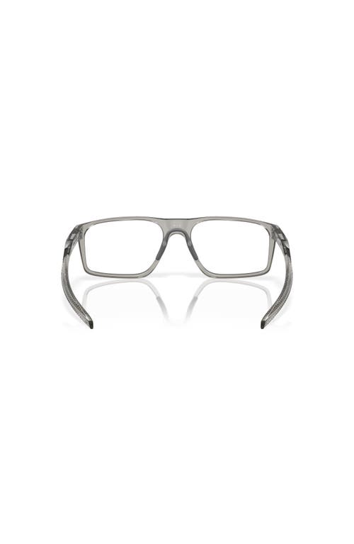 Oakley 56mm Rectangle Optical Glasses In Gray