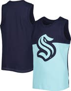 Outerstuff Youth Light Blue/Dark Sea Blue Seattle Kraken Revitalize Tank Top