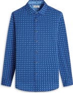 Bugatchi Jimmy OoohCotton® Medallion Print Button-Up Shirt