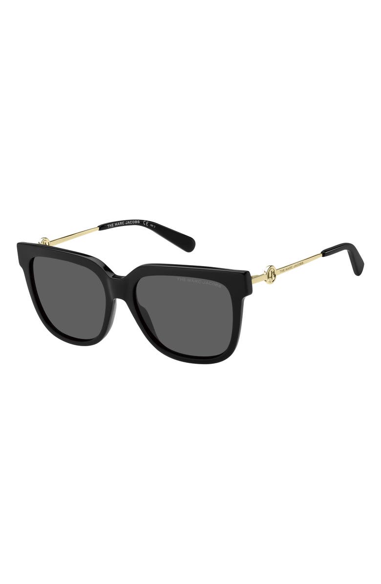 Marc Jacobs 55mm Square Sunglasses, Alternate, color, 