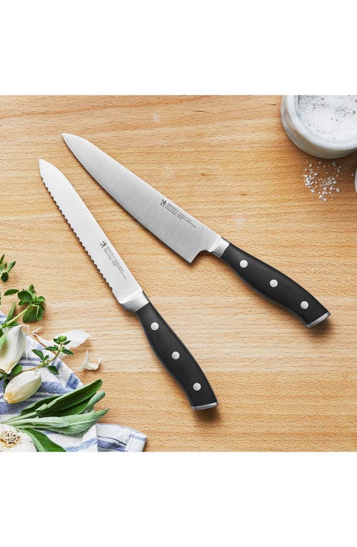 Henckels Cutlery 2-piece Carving Set In Black