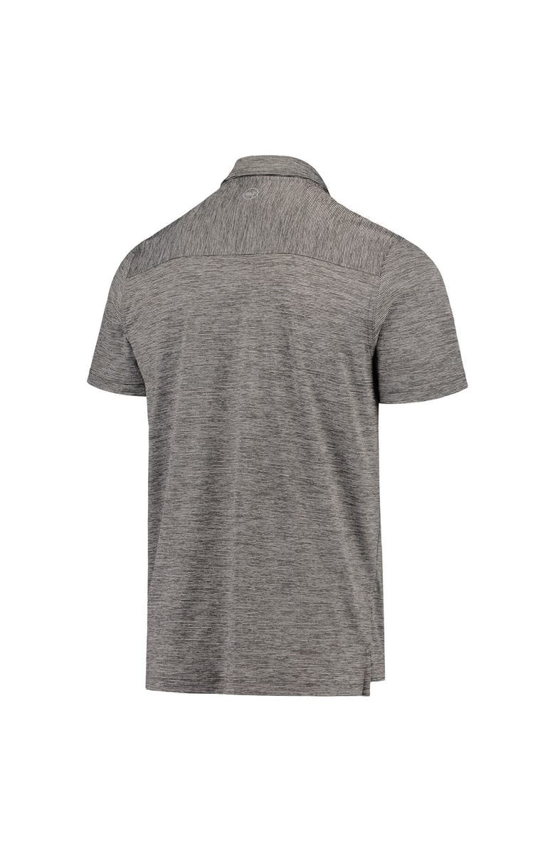 vineyard vines Men's Vineyard Vines Charcoal Los Angeles Chargers Destin Stripe Sankaty Polo, Alternate, color, 