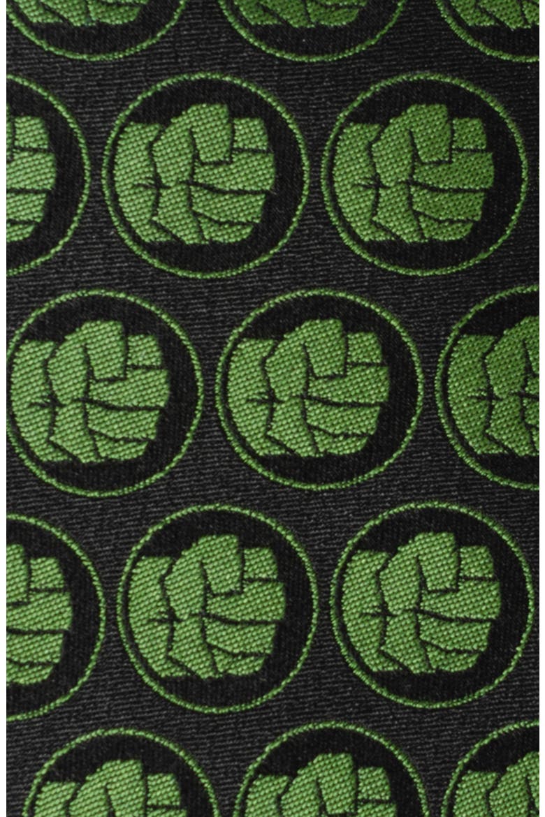Marvel® Hulk Silk Blend Tie, Alternate, color, GREEN