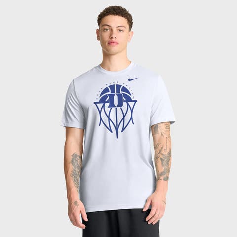 Men's Nike White Duke Blue Devils Basketball Icon Legend Dri-FIT T-Shirt