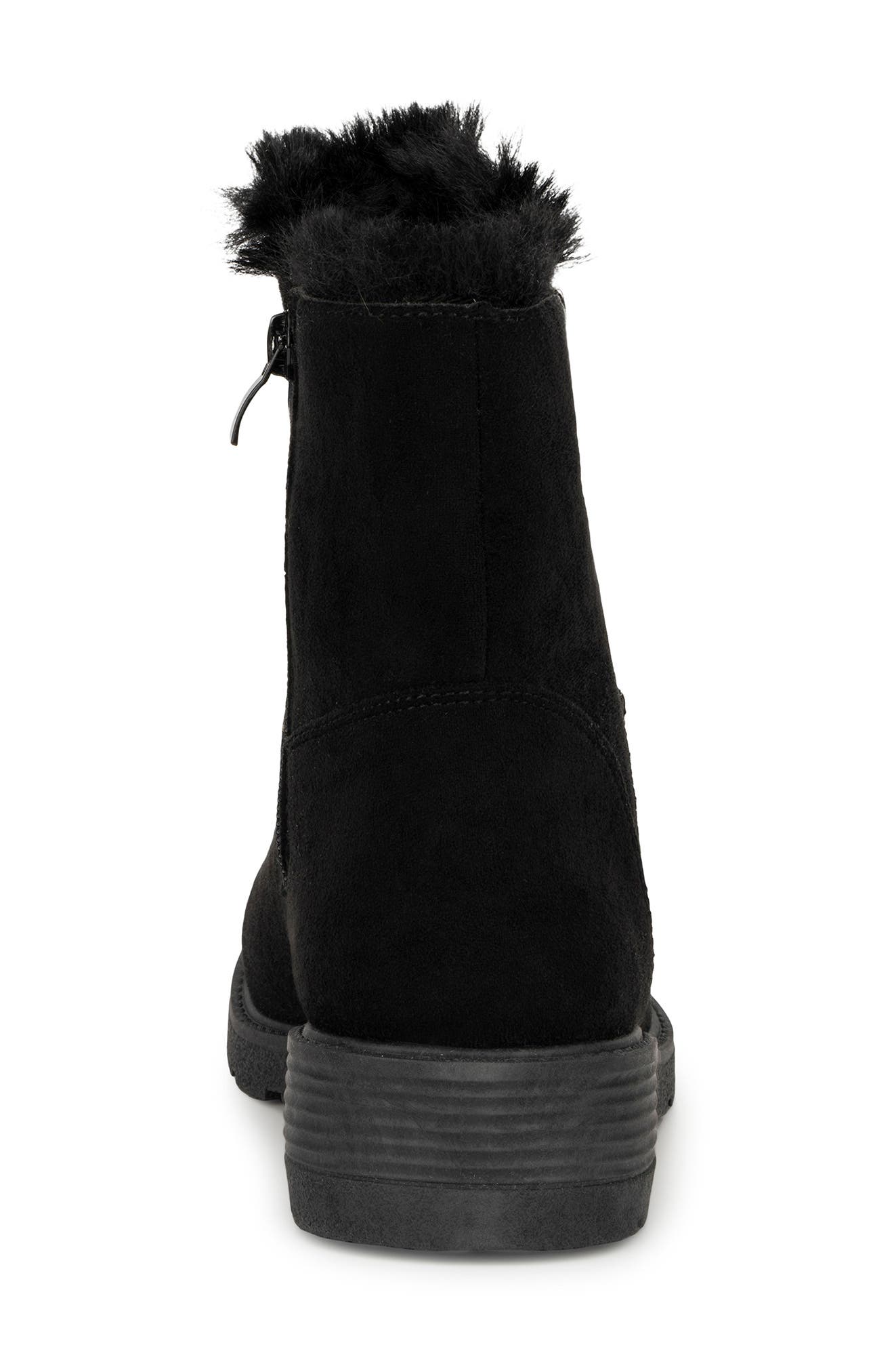 OLIVIA MILLER Rosemary Faux Fur Lined Ankle Boot, Alternate, color, 